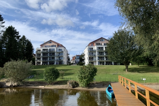 Ferienwohnung am See mit Terrasse